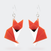Origami Fox Earrings