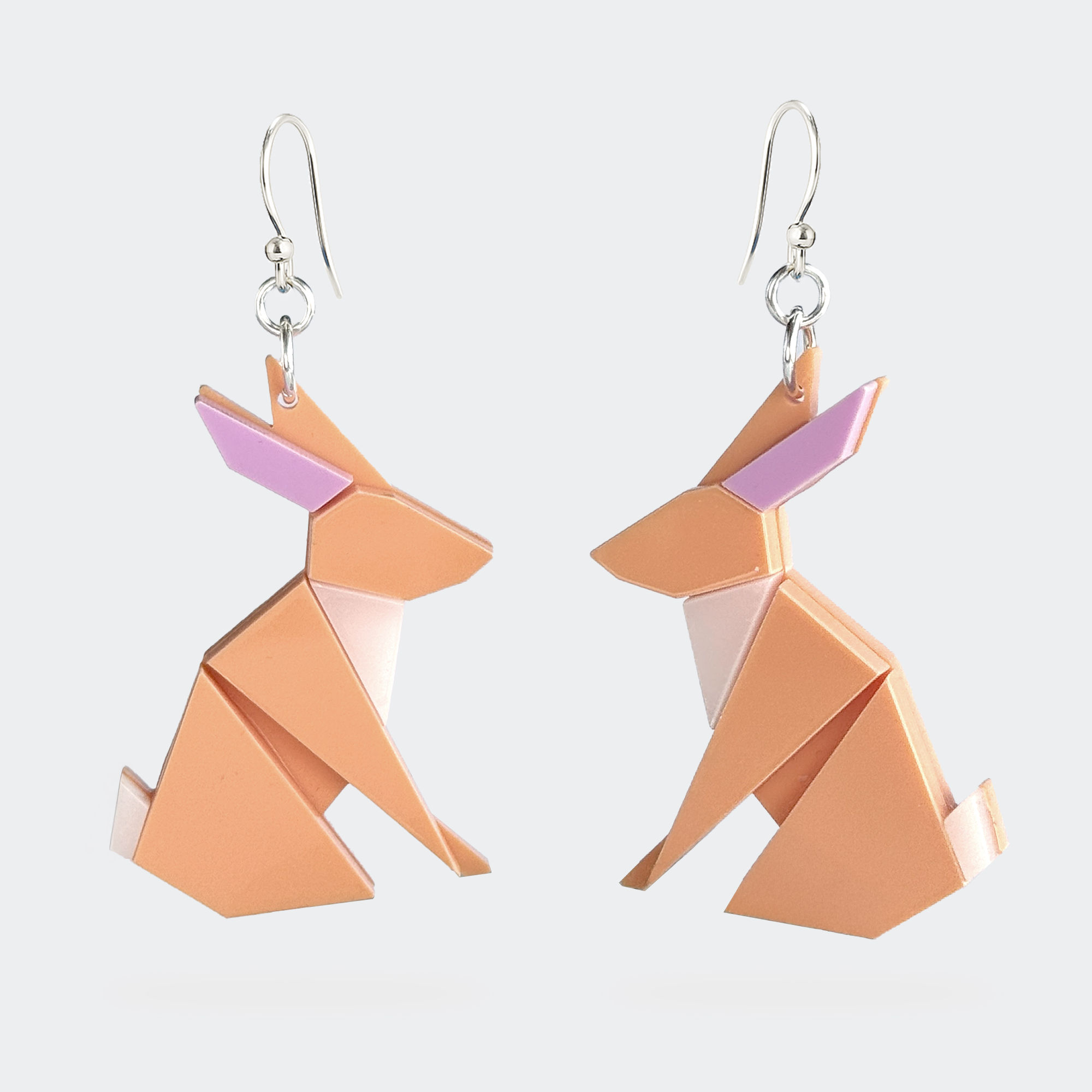 Origami Bunny Earrings